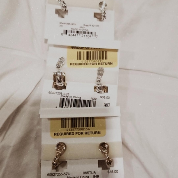 Ralph Lauren Clip On Earings Set of 3 - Picture 6 of 6